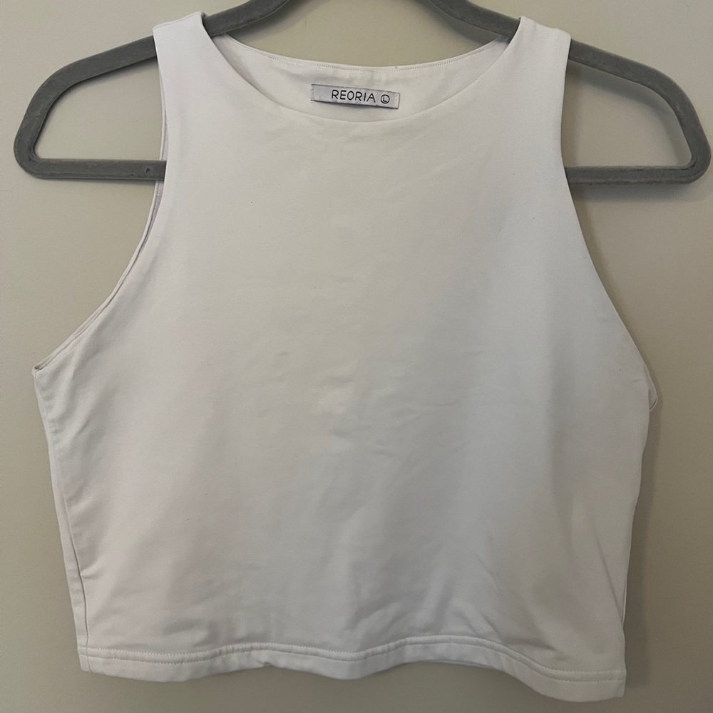 ReoRia Women's Classic White Tank Top